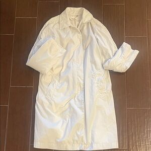 J. Crew Classic White Trench Coat